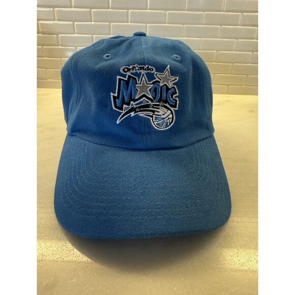 Orlando‎ Magic 2000s Retro Logo Hat Cap Adjustable Blue Basketball Elevation NBA - Picture 1 of 9